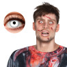 Kontaktní čočky zombie bílé